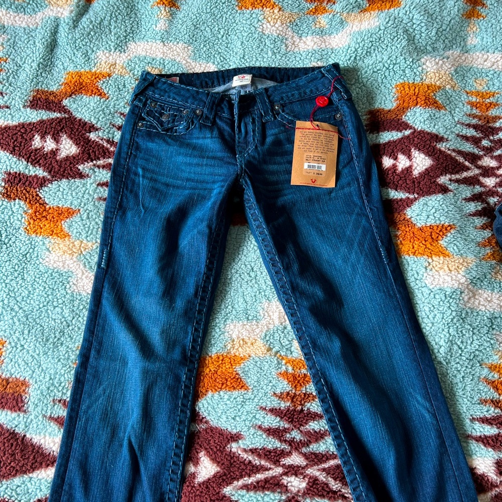 Brand New True Religion Billy Straight Sup Style WQ1572H94, Size 28